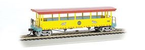 Bachmann Ringling Bros Open-Sided Excursion Car w/Seats HO Scale Model Train Freight Car #16602