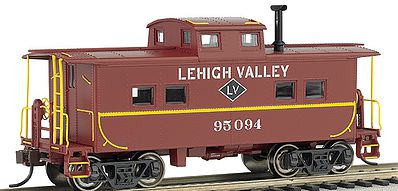 Bachmann NE Steel Caboose Lehigh Valley #95094 HO Scale Model Train Freight Car #16815