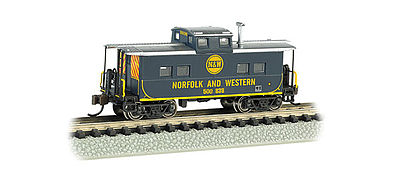 Bachmann NE Steel Caboose Norfolk & Western #518378 N Scale Model Train Freight Car #16863