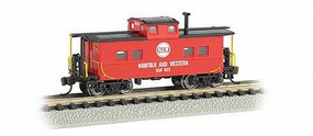 Bachmann NE Steel Caboose Norfolk & Western #500825 N Scale Model Train Freight Car #16865