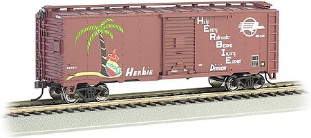 Bachmann PS1 40 Boxcar Missouri Pacific Herbie HO Scale Model Train Freight Car #17022