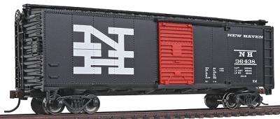 Bachmann 40 Boxcar New Haven McGinnis HO Scale Model Train Freight Car #17027