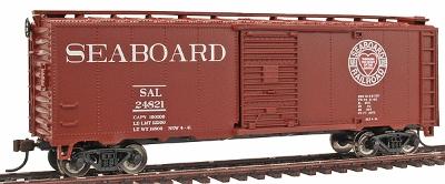 Bachmann PS1 40 Boxcar Seaboard Heart/Dixie HO Scale Model Train Freight Car #17046
