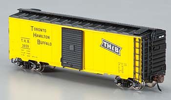 Bachmann AAR 40 Steel Box Toronto/Hamilton & Buffalo N Scale Model Train Freight Car #17055