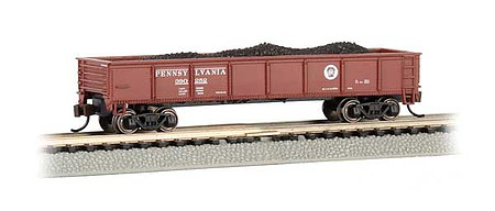 Bachmann 40 Gondola Pennsylvania RR #390252 N Scale Model Train Freight Car #17253