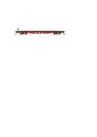 Bachmann 52' Flatcar ATSF #90852 N Scale Model Train Freight Car #17351