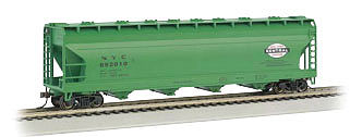 Bachmann 56 4-Bay Center Flow Hopper New York Central N Scale Model Train Passenger Car #17552
