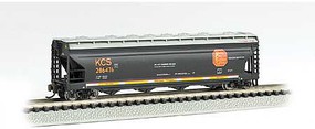 Bachmann 56' 4-Bay Center-Flow Hopper KCS #286476 N Scale Model Train Freight Car #17556
