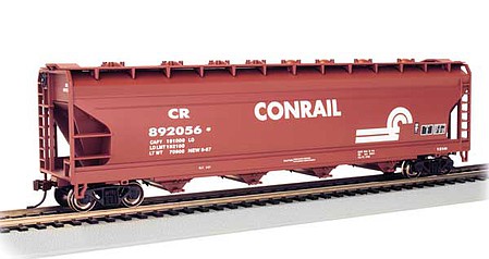 Bachmann ACF 56 4-Bay Center-Flow Hopper Conrail #890056 N Scale Model Train Freight Car #17566
