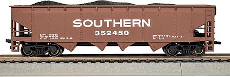 Bachmann 40 Quad Hopper Southern HO Scale Model Train Freight Car #17604