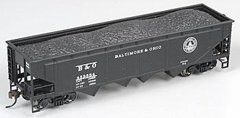 Bachmann 40 Quad Hopper B&O HO Scale Model Train Freight Car #17612
