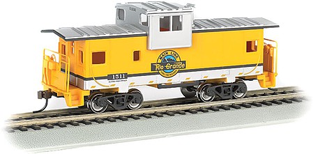 Bachmann 36 Wide-Vision Caboose D&RGW #1511 HO Scale Model Train Freight Car #17706