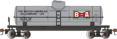 Bachmann 40 Single Dome Tank Car British American Oil HO Scale Model Train Freight Car #17812