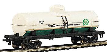 Bachmann 40 Single Dome Tank Quaker State HO Scale Model Train Freight Car #17837