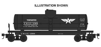 Bachmann 40 Single Dome Tank Car Tidewater HO Scale Model Train Freight Car #17842