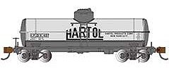Bachmann Acf 10,000 gallon Single Dome Tank Car Hartol #407 N Scale Model Train Freight Car #17868