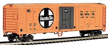 Bachmann 50 Steel Reefer Santa Fe HO Scale Model Train Freight Car #17902