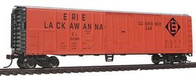Bachmann 50' Steel Reefer Erie Lackwanna HO Scale Model Train Freight Car #17928