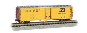Bachmann ACF 50' Steel Mechanical Reefer Burlington Northern N Scale Model Train Freight Car #17951