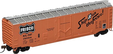 Bachmann 50 Plug-Door Boxcar St. Louis - San Francisco HO Scale Model Train Freight Car #18025