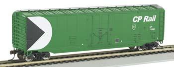 Bachmann 50 Plug Door Boxcar Canadian Pacific Rail Green HO Scale Model Train Freight Car #18027