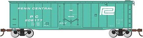 Bachmann 50' Plug-Door Boxcar Penn Central #208177 HO Scale Model Train Freight Car #18040