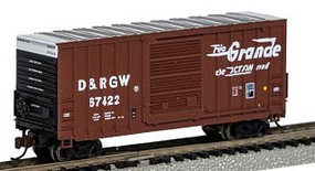 Bachmann Hi-Cube Boxcar Rio Grande #67422 (Brown) N Scale Model Train Freight Car #18253