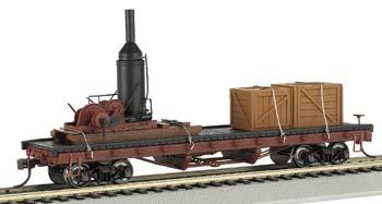 Bachmann ACF Log Car Skidder w/Crates HO Scale Model Train Freight Car #18301