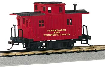 Bachmann Bobber Caboose Maryland & Pennsylvania HO Scale Model Train Freight Car #18439