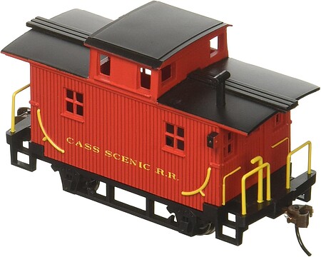 Bachmann Bobber Caboose Cass Scenic R.R. HO Scale Model Train Freight Car #18445