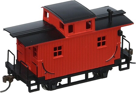 Bachmann Bobber Caboose Painted/Unlettered HO Scale Model Train Freight Car #18449