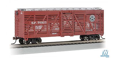 Bachmann 40 Stock Car Southern Pacific #70325 HO Scale Model Train Freight Car #18503
