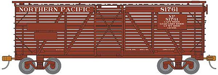 Bachmann 40 Stock Northern Pacific #81761 HO Scale Model Train Freight Car #18516