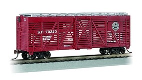 Bachmann 40' Stock Car Southern Pacific #70320 HO Scale Model Train Freight Car #18518
