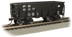 Bachmann Ore Car Penn Central #501273 (black) HO Scale Model Train Freight Car #18607