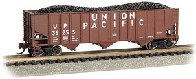Bachmann BS 3-Bay 100-Ton Open Hopper Union Pacific #36255 N Scale Model Train Freight Car #18751