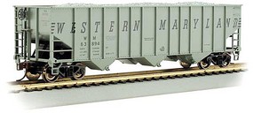 Bachmann 100 ton 3100 ton 3-bay Hopper Western Maryland #63894 N Scale Model Train Freight Car #18757