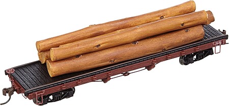 Bachmann SS ACF 40 Log Car HO Scale Model Train Freight Car #18849