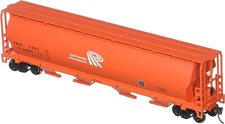 Bachmann Canadian Cylindrical 4-Bay Grain Hopper Potash Corp HO Scale Model Train Freight Car #19143