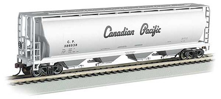 Bachmann 4-Bay Cylindrical Grain Hopper Canadian Pacific #386538 N Scale Model Train Freight Car #19165