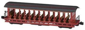 Open-Side Excursion Car N Scale Model Train Freight Car #19397