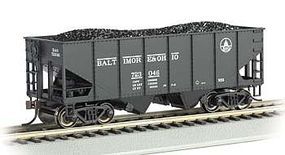 Bachmann 55 Ton 2-Bay USRA Outside Braced Hopper B&O #723 HO Scale Model Train Freight Car #19509