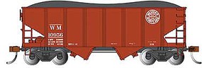 Bachmann USRA 2-bay 55 ton Hopper Western Maryland #10956 N Scale Model Train Freight Car #19566