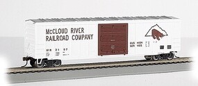 Bachmann ACF 50'6'' Sliding-Door Boxcar McCloud River RR Co HO Scale Model Train Freight Car #19602 Bachmann ACF 50'6'' Sliding-Door Boxcar McCloud River RR Co HO Scale Model Train Freight Car #19602