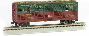 Bachmann Animated Stockcar Christmas HO Scale Model Train Freight Car #19704