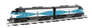 Bachmann F3 A-A Set Boston & Maine O Scale Model Train Diesel Locomotive #20107