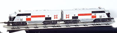 Bachmann EMD F3 A-A Set - Conventional 3-Rail New Haven O Scale Model Train Diesel Locomotive #20198
