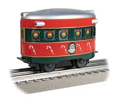 Bachmann Eggliner Christmas railcar O Scale Model Train Freight Car #23703