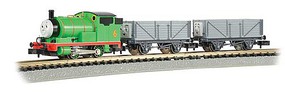 Bachmann Thomas & Friends Percy & The Troublesome Trucks N Scale Model Train Set #24030