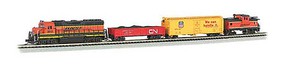 Bachmann Roaring Rails BNSF Railway GP40 Diesel N Scale Model Train Set #24132